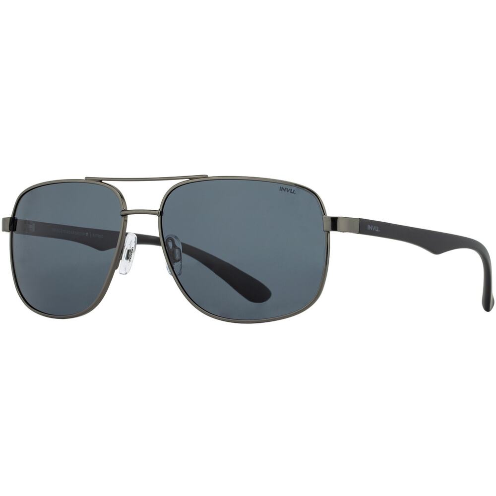 NEW INVU- 252Double bar grey aviator Sunglasses
